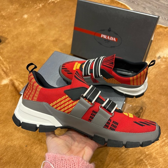Men’s Prada Calzature Uomo sneaker with Velcro, size UK 7 (US 8) - Picture 2 of 5